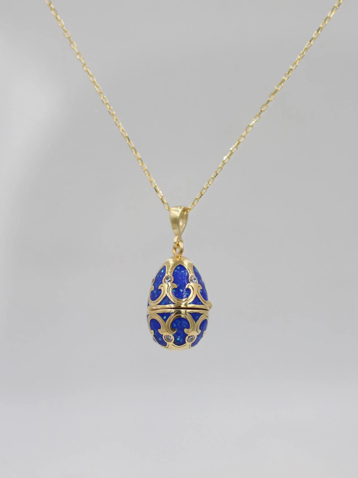 Hidden Heart Easter Necklace 925 Sterling Silver