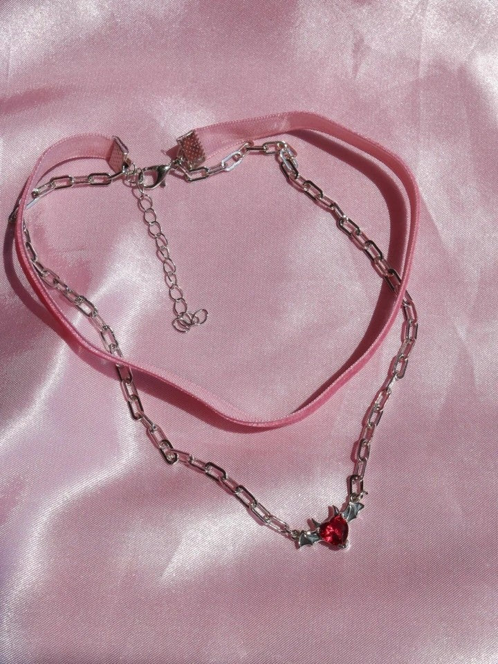 Draculaura 2-Piece Velvet Choker/Necklace