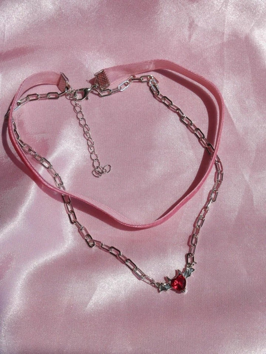 Draculaura 2-Piece Velvet Choker/Necklace