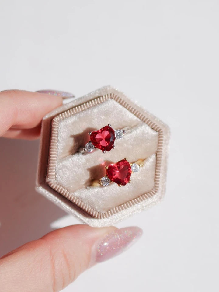 Royal Heart Shine 925 Silver Ring