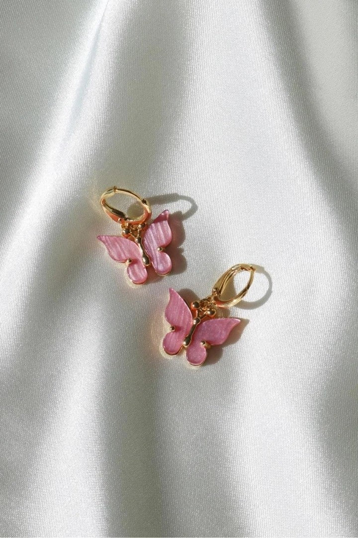 Acrylic Butterfly Earrings