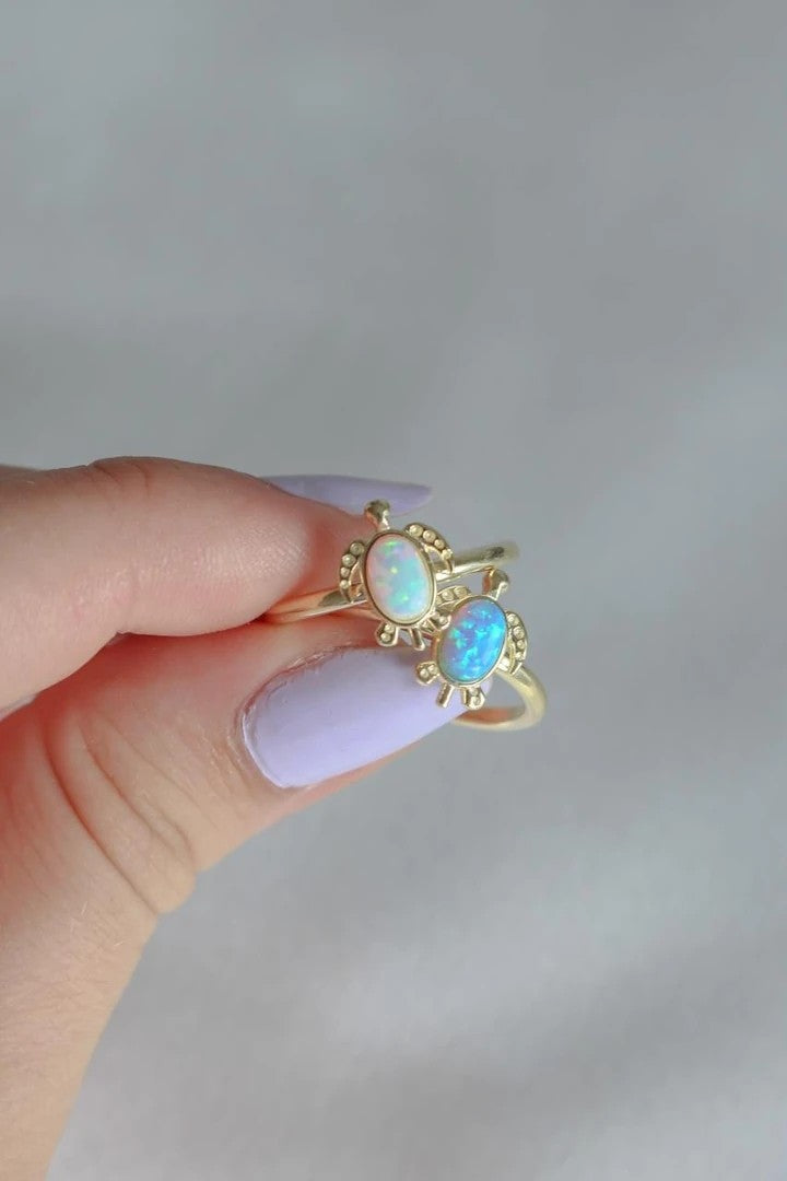 Cute Turtle 925 Sterling Silver Ring