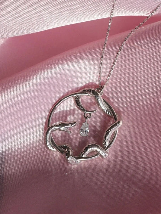 Adam's Snake Necklace 925 Silver