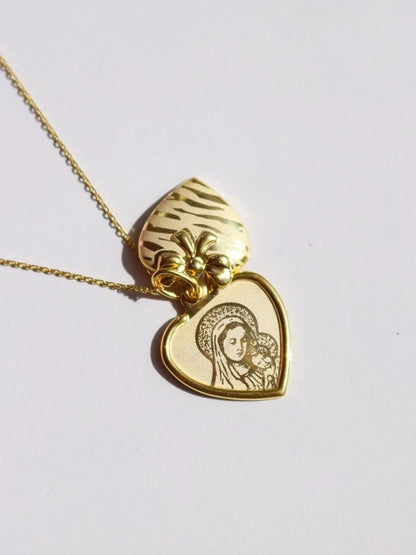 Secret Heart Of Jesus 925 Necklace