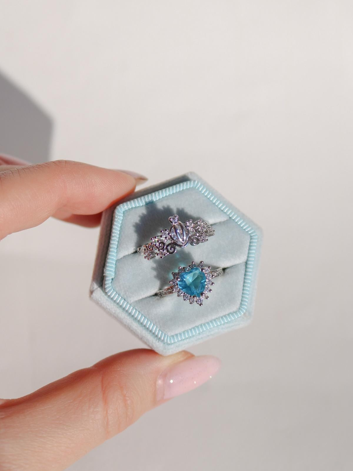 Princess Cinderella Ring Set