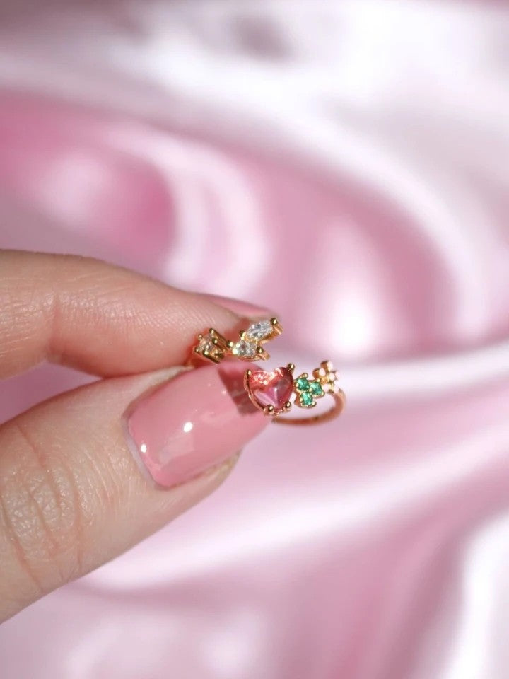 Heart Of A Flower Ring