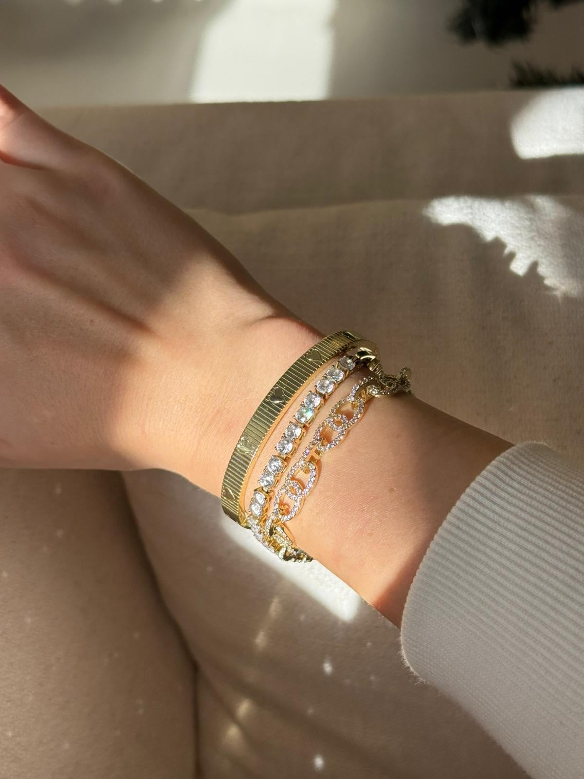 Heartline Steel Bracelet