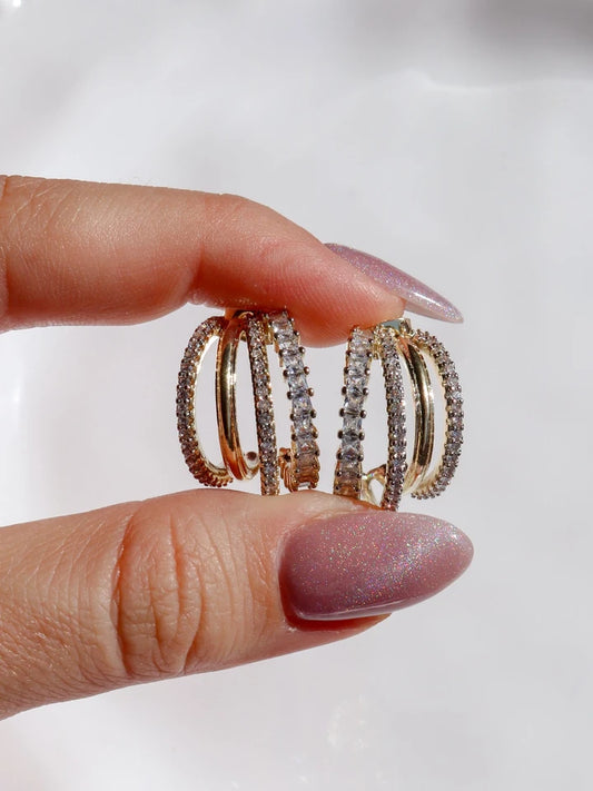 Pure Spark Hoop Earrings