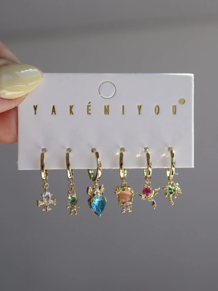Lilo And Stitch Earring Set