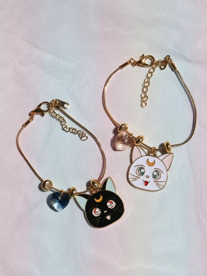 Sailor Moon Artemis Luna Bracelet