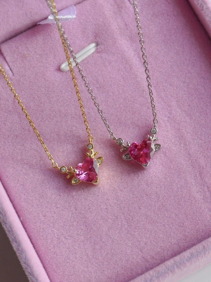 Sweet Tooth 925 Silver Heart Necklace