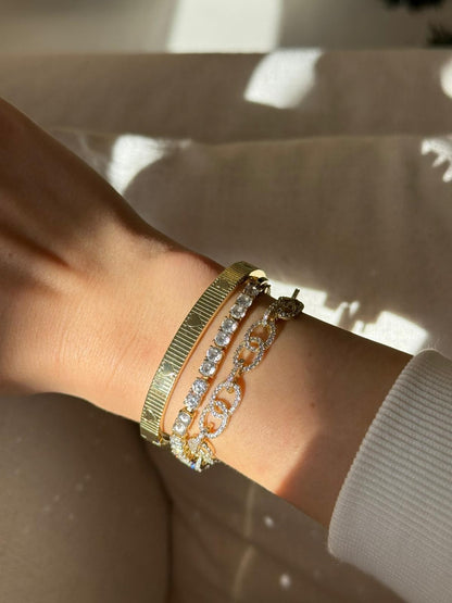 Heartline Steel Bracelet