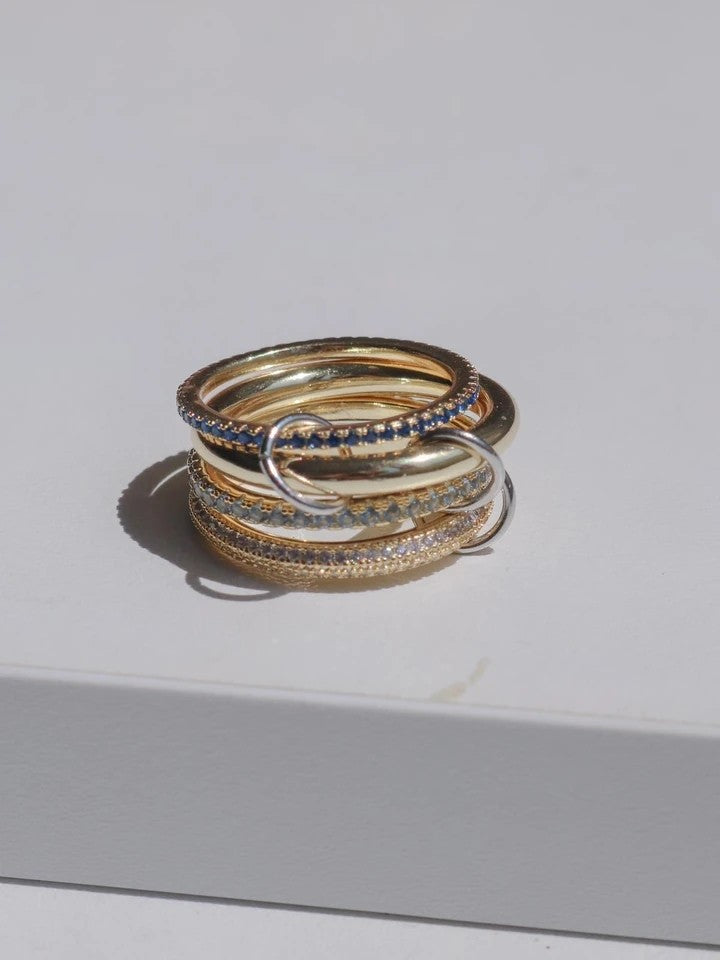 Blue Velorien Charm Ring 16 / L Size