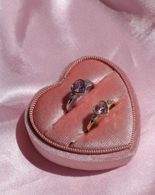 Minimal Heart 925 Silver Ring