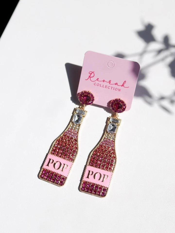 Pink Champagne Earrings