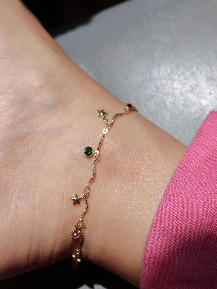 Colorful Star Shine Anklet