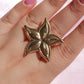 Golden Starfish Glow Ring