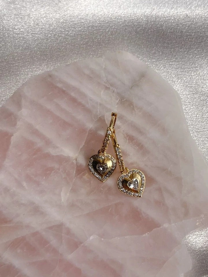 Cinderella Zircon Stone Earrings