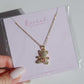 Teddy Bear Steel Necklace