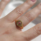 Vintage Abonica Flower Steel Ring
