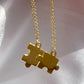 Puzzle Couple Necklace