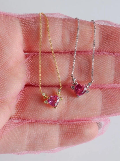 Sweet Tooth 925 Silver Heart Necklace