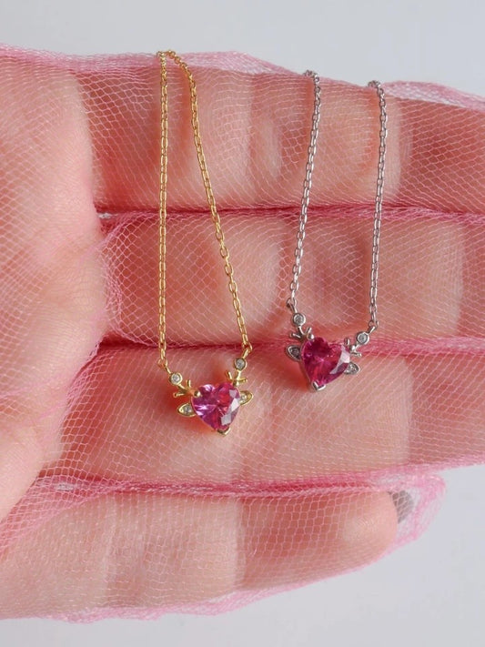 Sweet Tooth 925 Silver Heart Necklace