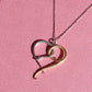 Snake Heart 925 Silver Necklace