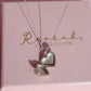Swan Princess Odette Personalized Photo Locket 925 Sterling Silver Necklace