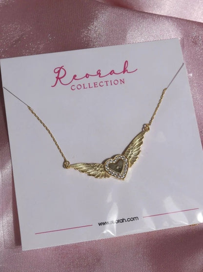 Flying Heart 925 Silver Necklace