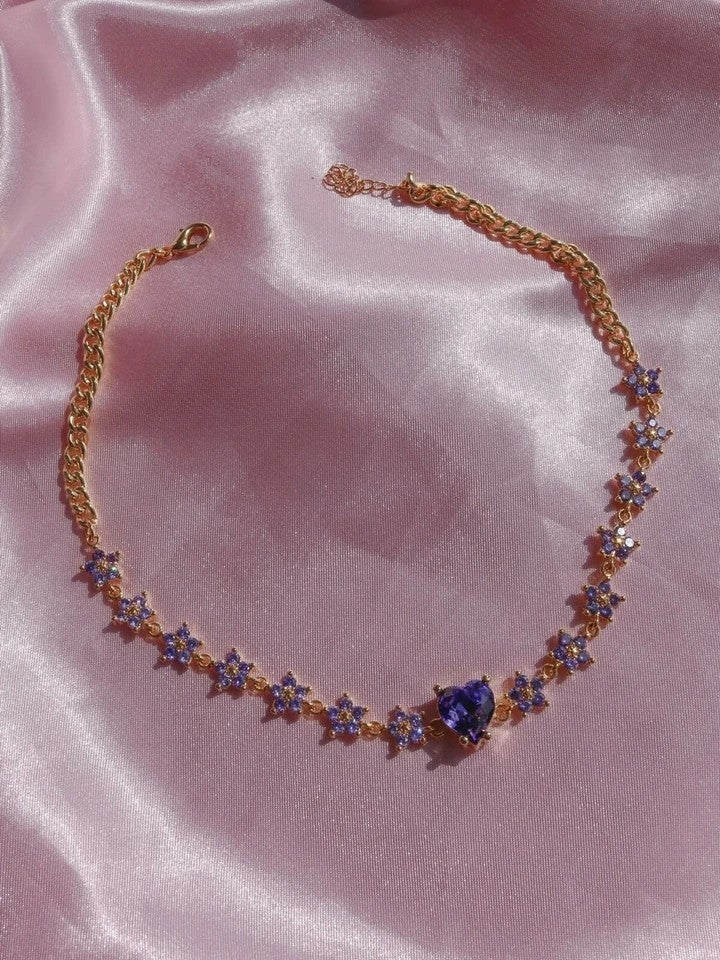 Flower Love Choker Necklace