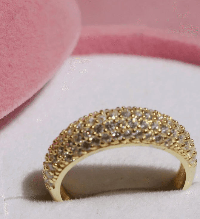 Stone Wedding Ring 925 Silver Ring