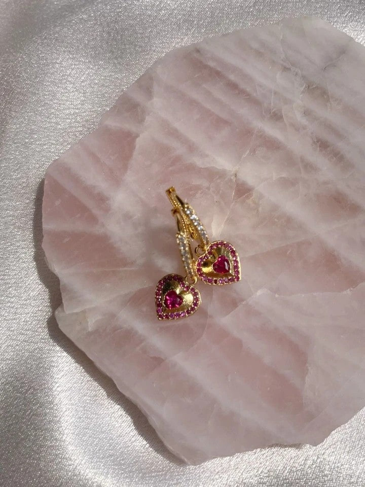 Cinderella Zircon Stone Earrings