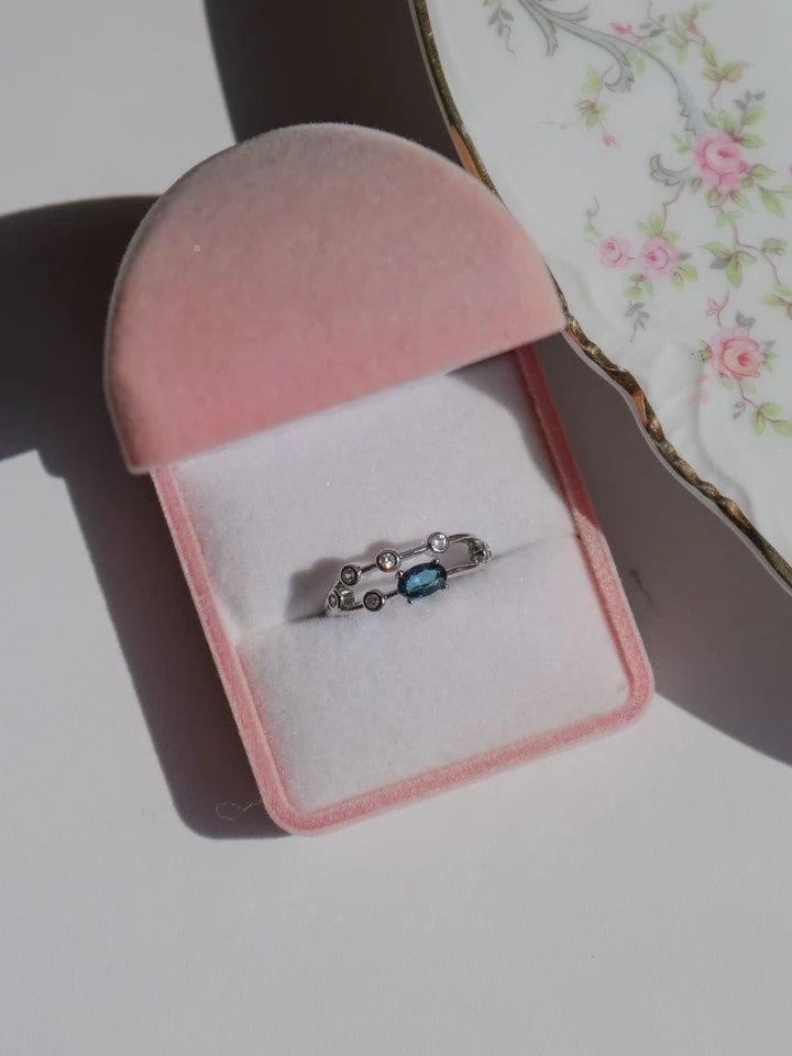 Blue Mirage Ring