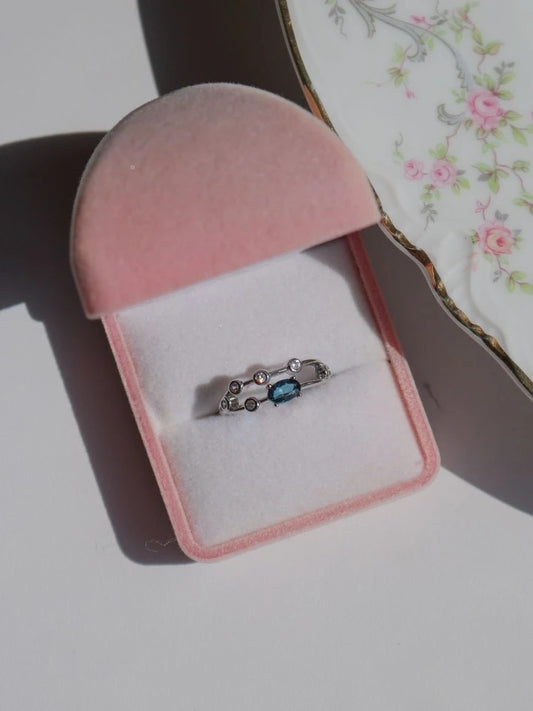 Blue Mirage Ring