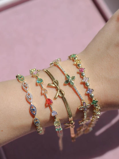 Colorful Heartline Bracelet