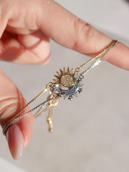 Moon And Sun Couple Bracelet