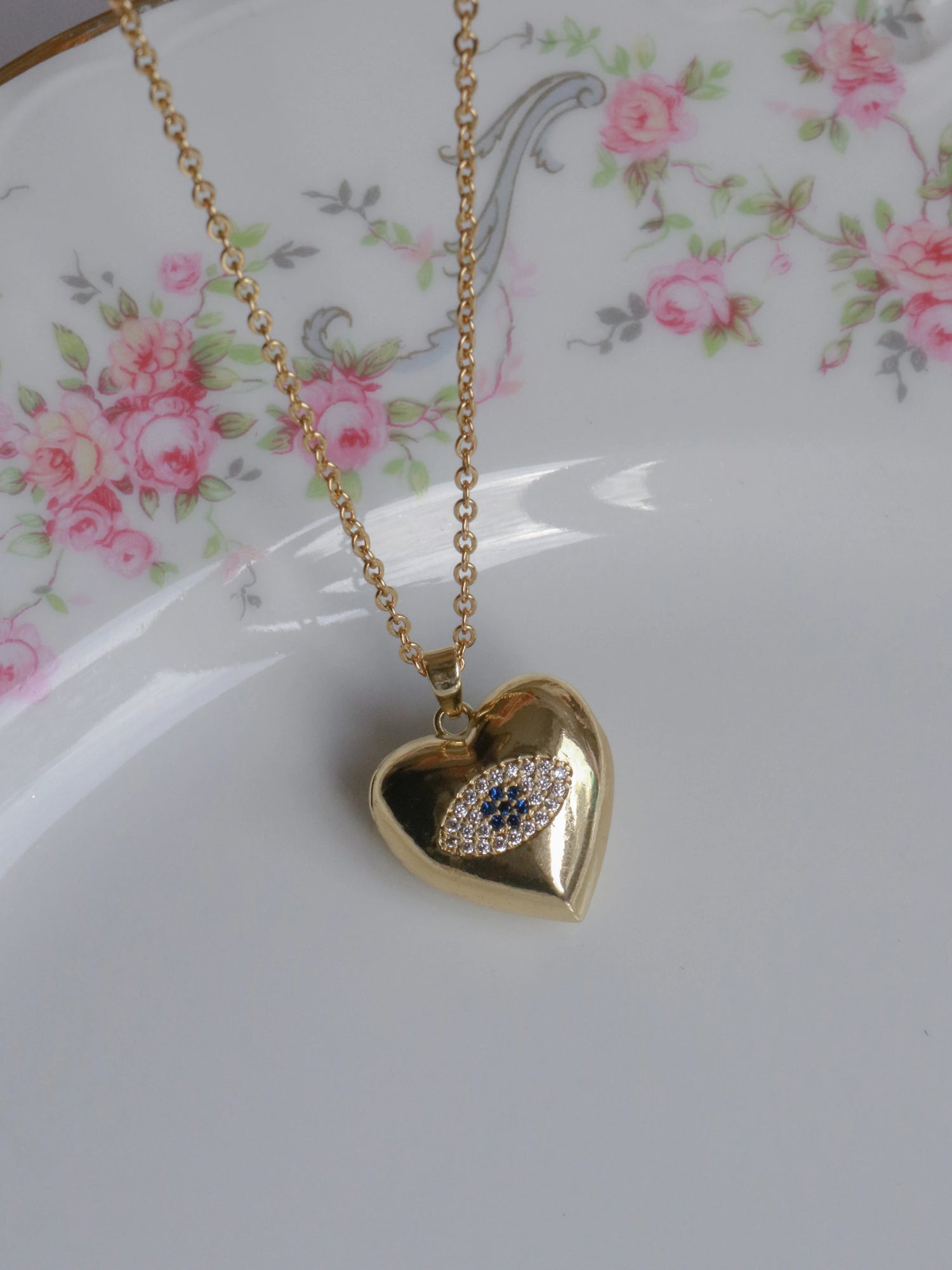 Eye Of Love Personalized Photo Locket Necklace