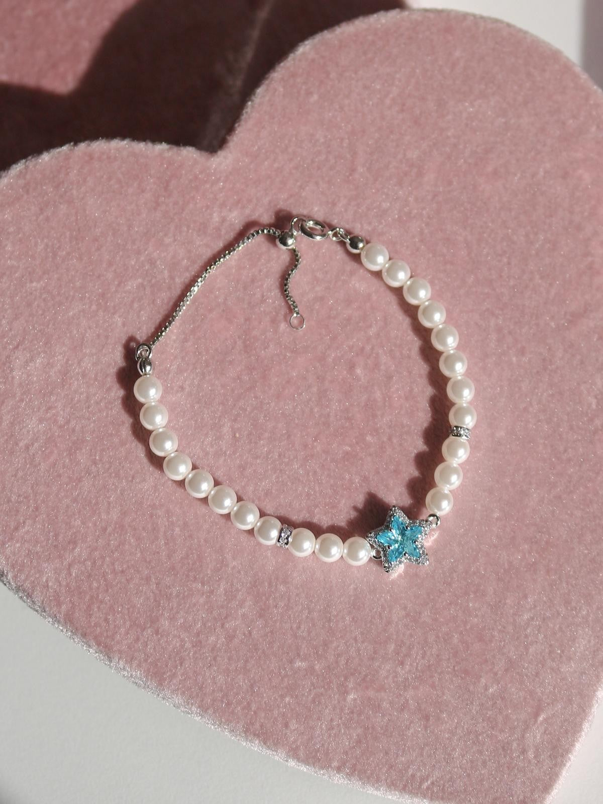 Blue Star Elevator Bracelet