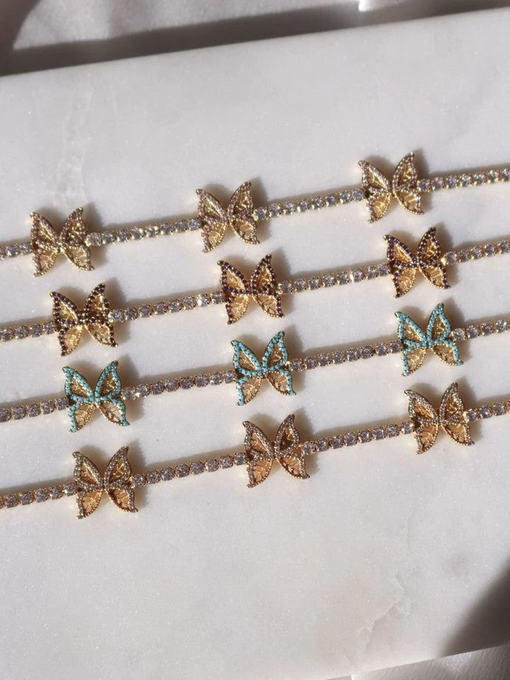 Mariposa Triple Butterfly Waterway Choker