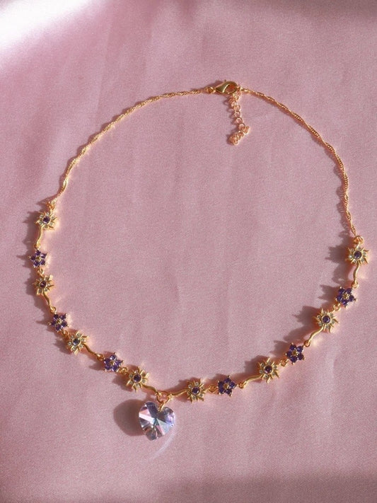 Sunkissed Flower Choker