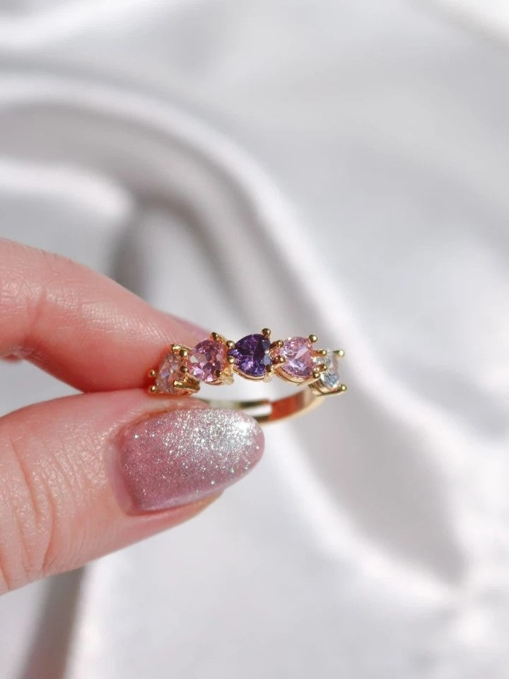 Five Hearts Ring