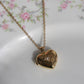 Sparkling Heart Personalized Photo Locket Necklace