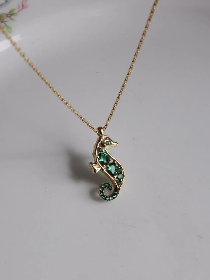 Seahorse 925 Silver Necklace