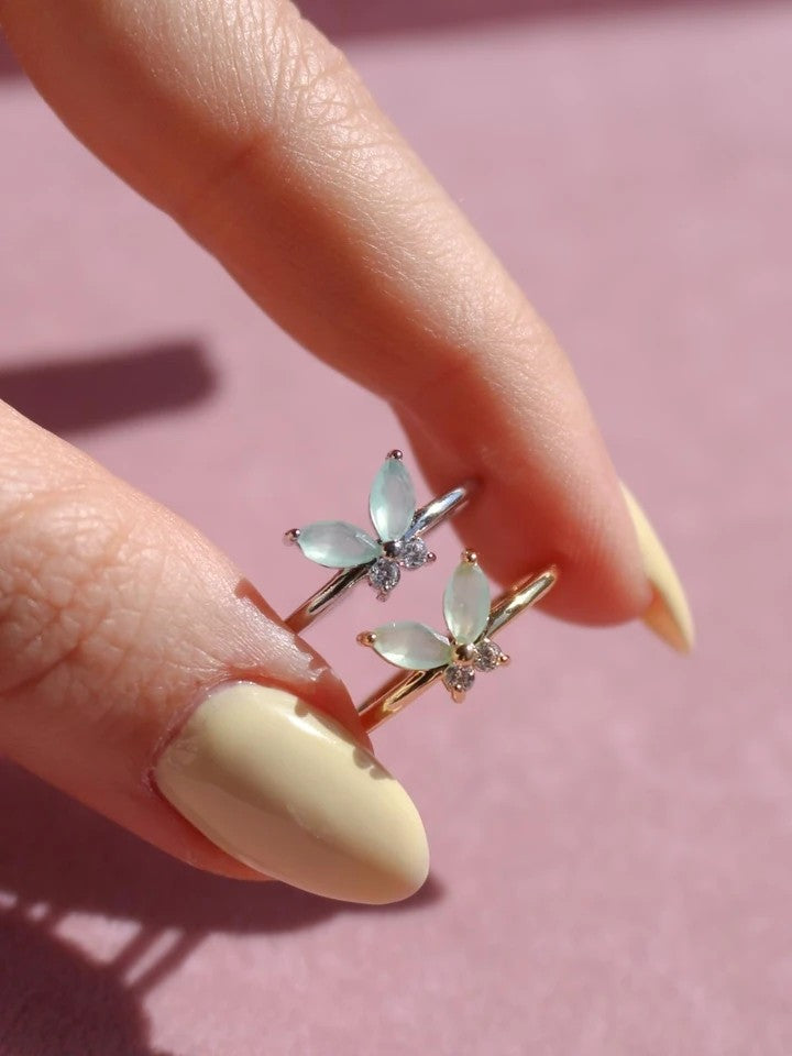 Aqua Green Pixie Ring