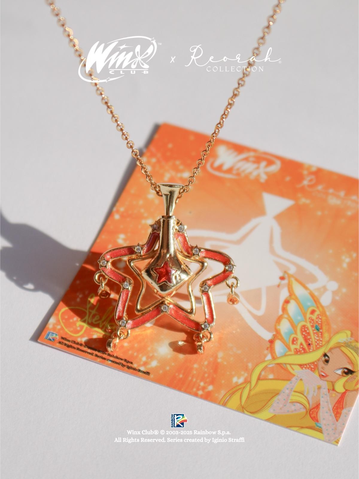 Winx Club® Stella Fairy Dust Bottle Necklace