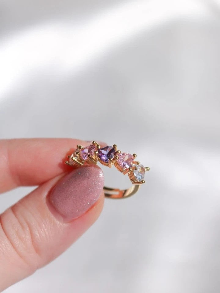 Five Hearts Ring