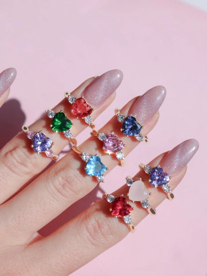 Royal Heart Shine 925 Silver Ring