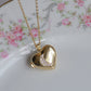 Heart Under The Moon Personalized Photo Locket Necklace