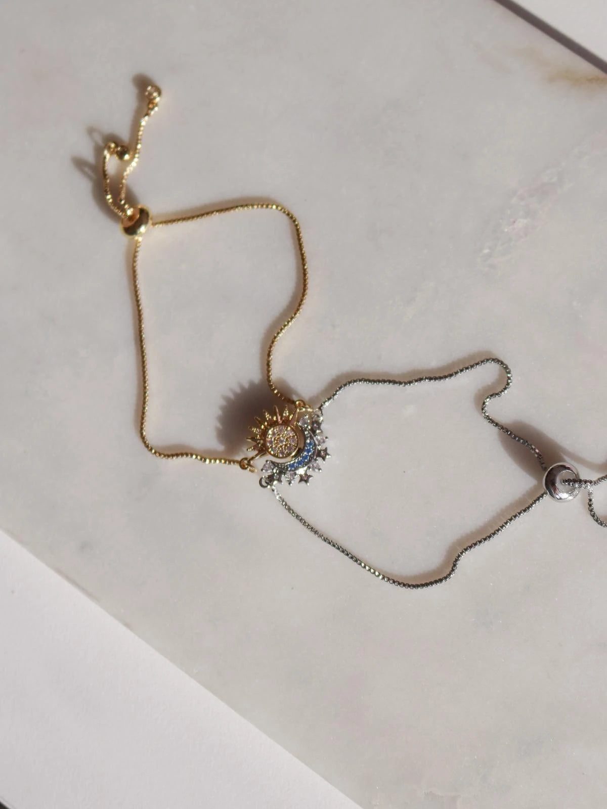 Moon And Sun Couple Bracelet